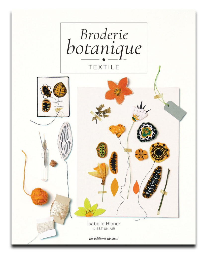 Couverture du livre de Il est un air Broderie botanique textile